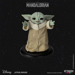 Star Wars: The Mandalorian Classic Collection socha 1/5 Grogu Happy 10 cm